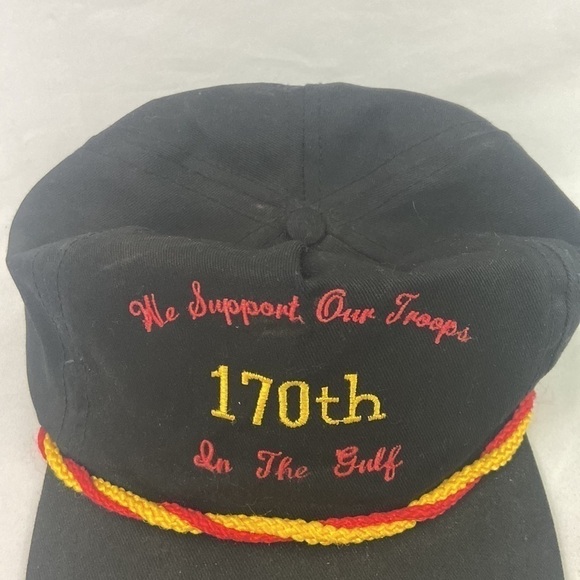 Vintage Gulf War Desert Storm Strapback Cap Hat - Picture 4 of 13